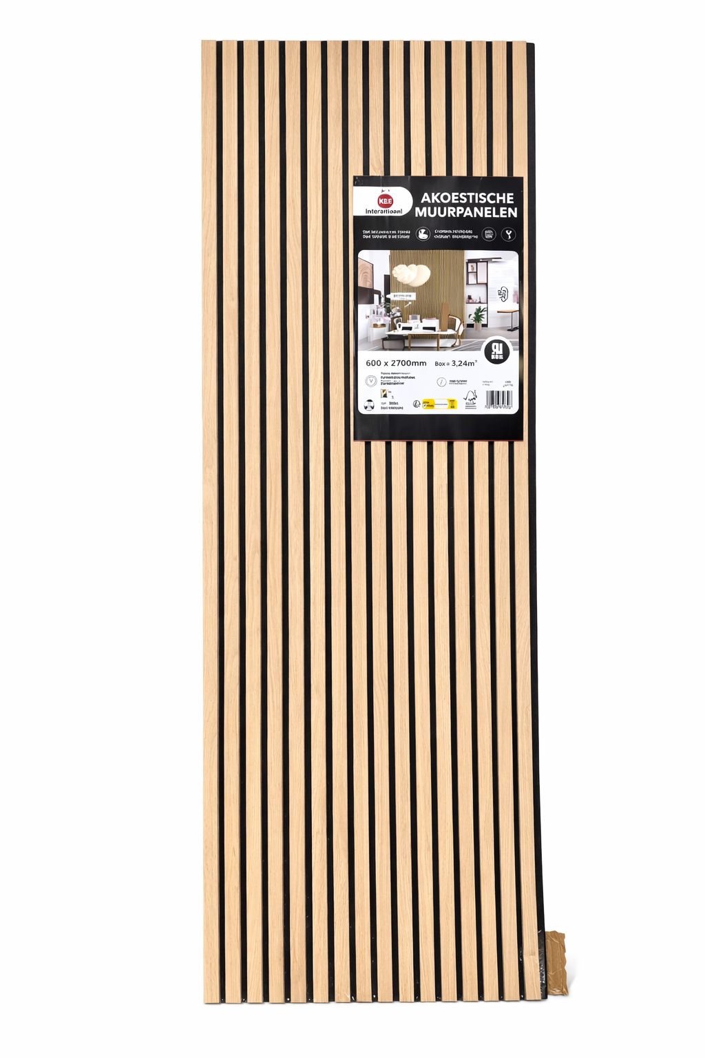 Panelle mural acoustique en bois